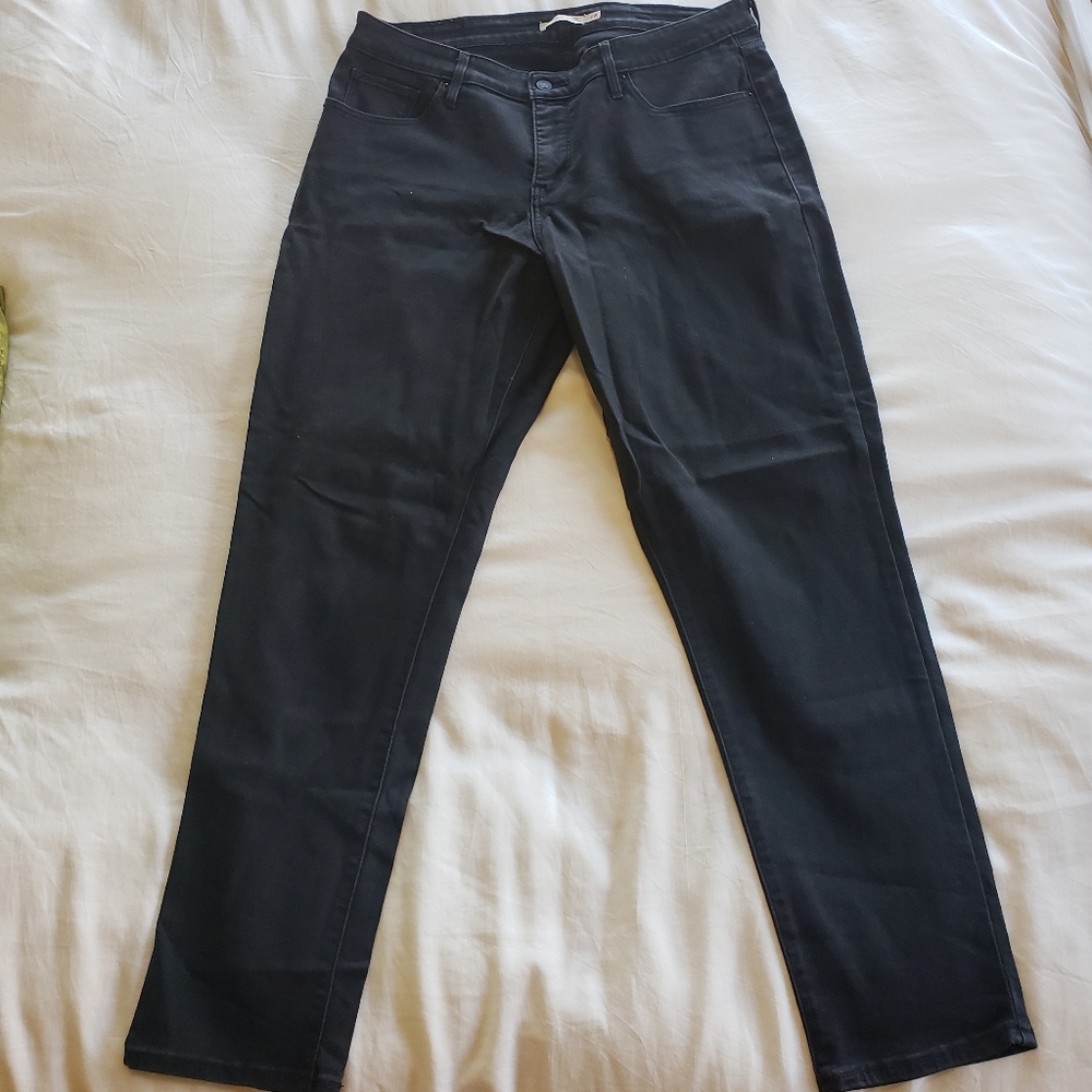 LEVI'S charcoal skinny jean